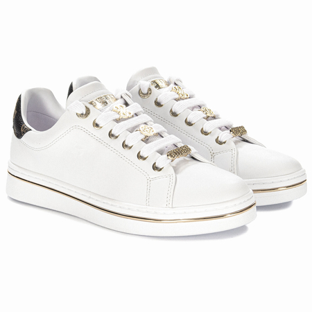 Guess Women's White Sneakers WHITE