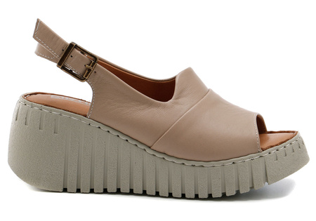 Artiker Sandały Damskie Jasny Brąz