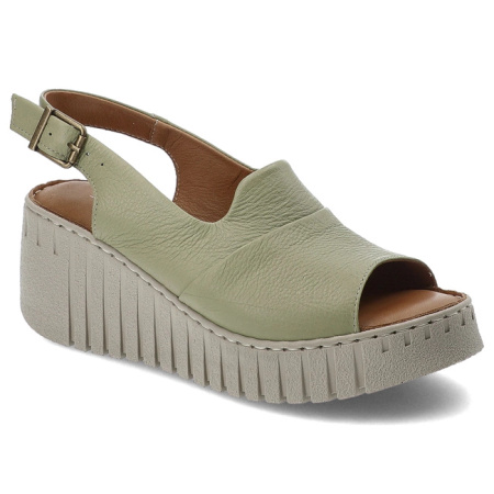 Artiker Sandały Damskie Oliwkowe