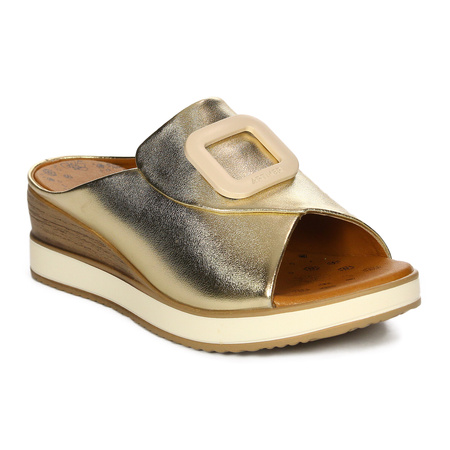 Artiker Klapki Damskie Złote