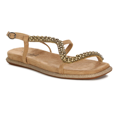 Laura Vita Sandały Damskie Beżowe