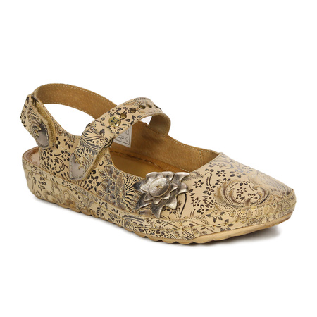 Maciejka Półbuty Damskie Ciemny Beż