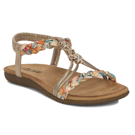 Artiker Sandały Damskie Złote