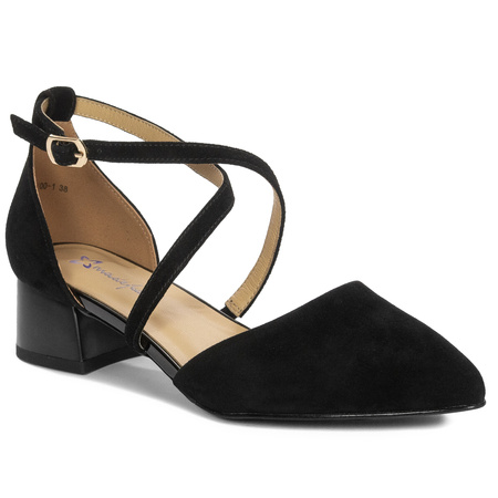 Maciejka Czółenka Damskie Czarne