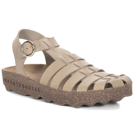 Asportuguesas Sandały Damskie Beżowe