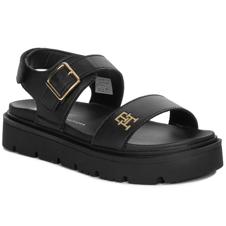 Tommy Hilfiger Sandały Damskie Czarne