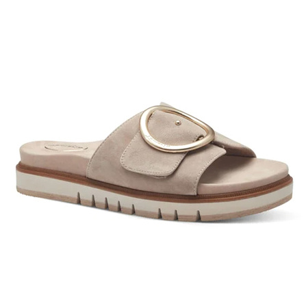 Tamaris Klapki Damskie Beżowe