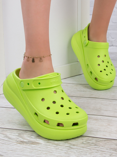 Crocs Klapki Damskie Limeade Classic Clash Clog