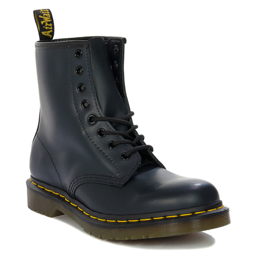 Dr. Martens Botki glany damskie skórzane 1460 Navy