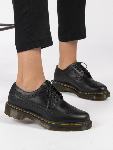 Dr. Martens półbuty damskie skórzane 3989 YS Black