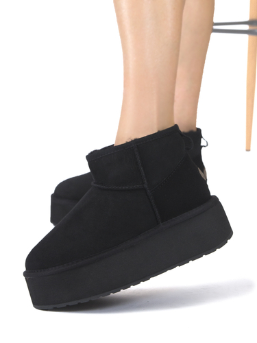 EMU Australia botki damskie Stinger Micro Flatform Black