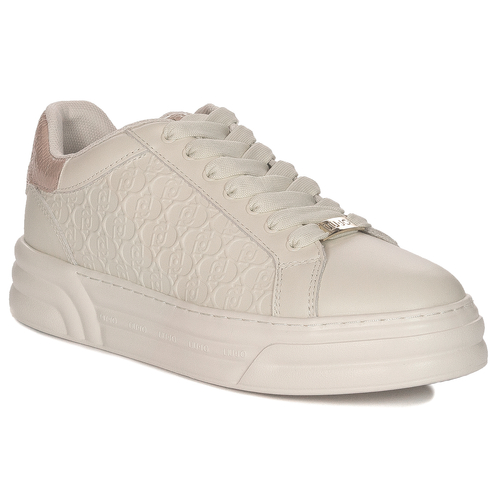 Liu Jo Sneakersy damskie na platformie Cleo 28 Ivory