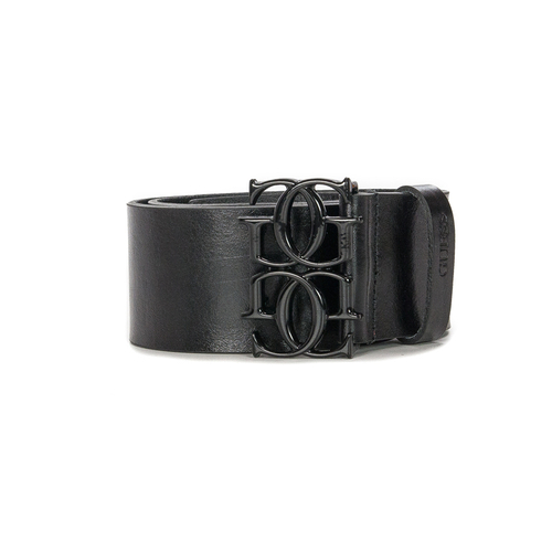 Pasek damski Guess Soft Waist Belt skórzany Black