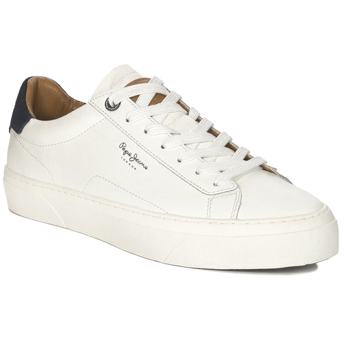 Pepe Jeans Sneakersy półbuty męskie Yogi Original White białe