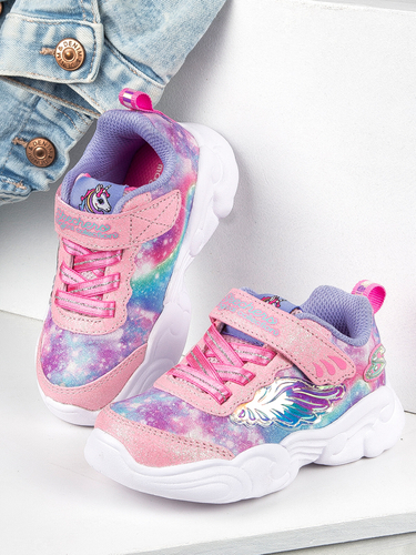 Skechers dziecięce buty dziewczęce Unikorn Strom Pink Lavender