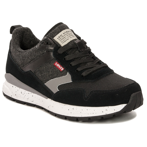 Sneakersy Levi's Oats Refresh Regular Black Czarne Męskie