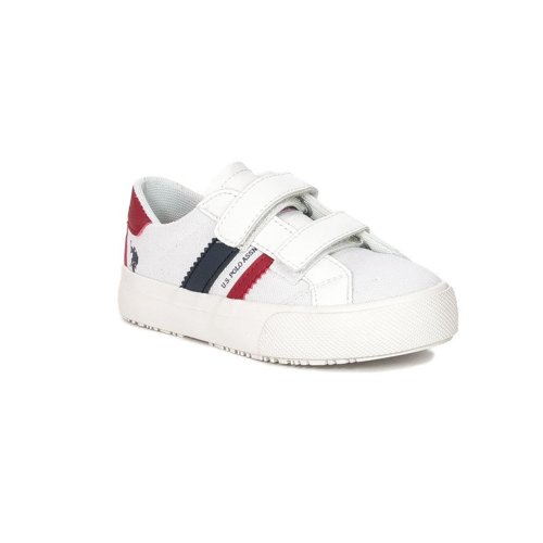 U.S. Polo Assn. Buty dziecięce sneakersy White białe