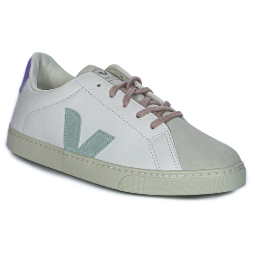 Veja Sneakersy damskie skórzane White Matcha Lavende białe