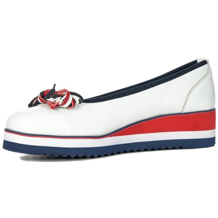 Baleriny damskie Filippo White Białe