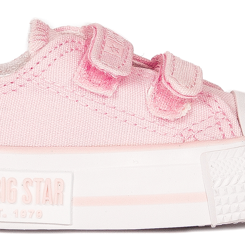 Big Star Trampki dziewczęce niemowlęce Pink różowe