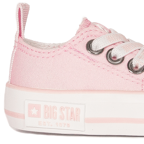 Big Star Trampki dziewczęce niemowlęce Pink różowe