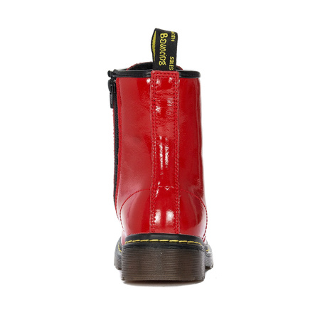 Botki damskie Filippo GL429-21 RD Red lakierowane Czerwone