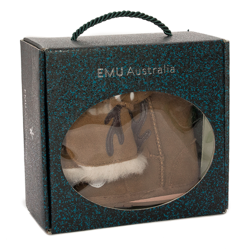 Buty EMU Australia botki dziecięce Deer Walker Chestnut brązowe