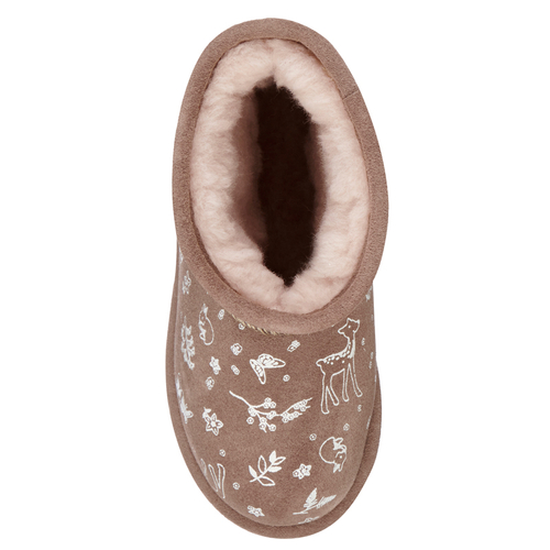 Buty EMU Australia botki dziecięce Woodland Brumby Mushroom brązowe