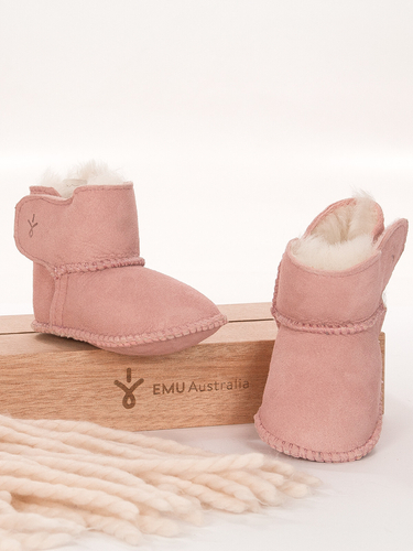 Buty EMU Australia botki niemowlęce Baby Bootie Baby Pink