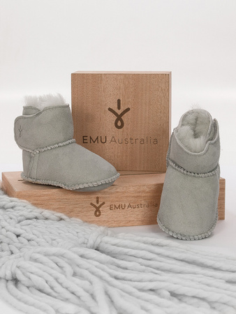 Buty EMU Australia botki niemowlęce Baby Bootie Slate popielate