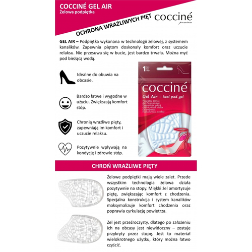 Coccine Podpiętki żelowe Gel Air 1 para