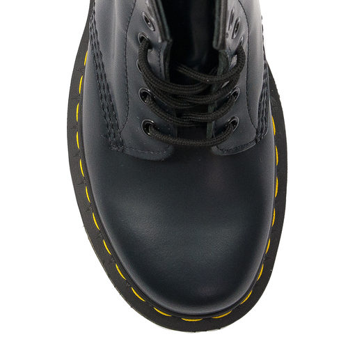 Dr. Martens Botki glany damskie skórzane 1460 Navy