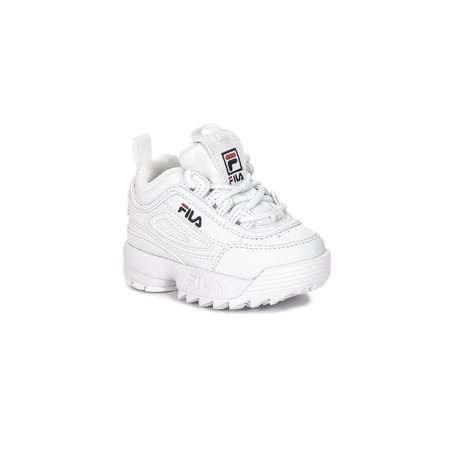Fila buty dziecięce niemowlęce Disruptor Infants White Białe
