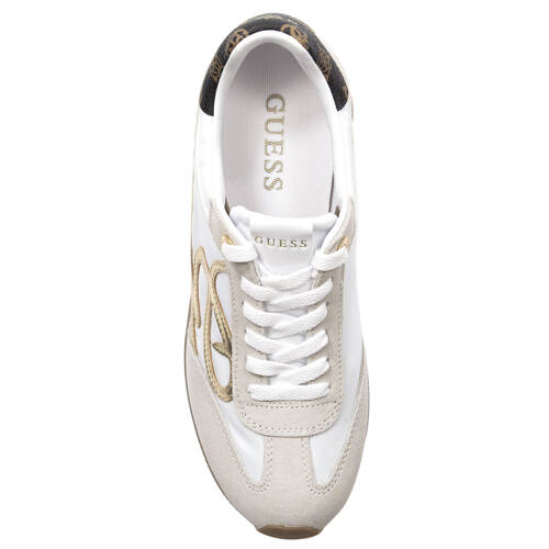 Guess Sneakersy Damskie Sznurowane White