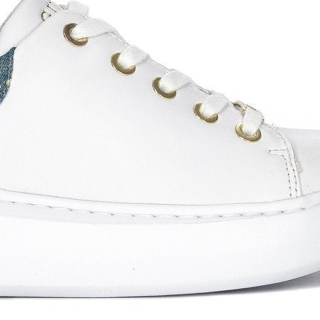 Guess Sneakersy buty damskie Bradly FL6B2R DEN12 White Białe