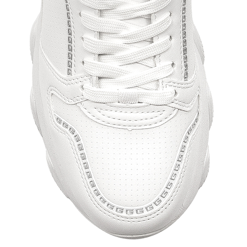 Guess Sneakersy buty damskie Mags White Białe