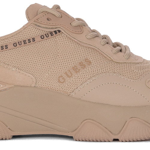 Guess Sneakersy buty damskie skórzane MICOLA NUDE