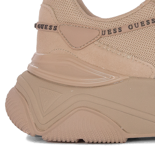 Guess Sneakersy buty damskie skórzane MICOLA NUDE