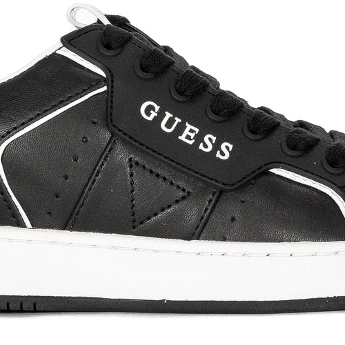 Guess Sneakersy damskie na platformie BIANQA BLACK