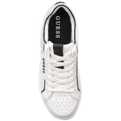 Guess Sneakersy damskie na platformie BIANQA WHITE białe