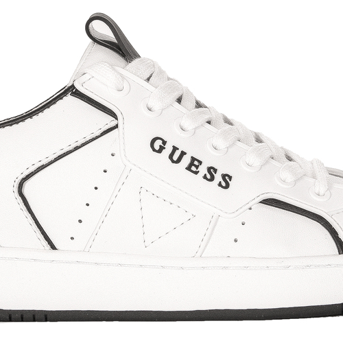 Guess Sneakersy damskie na platformie BIANQA WHITE białe