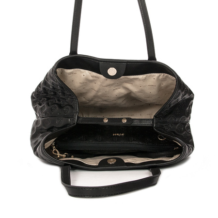 Guess Torba shopperka Vikky Large Black z saszetką 2w1