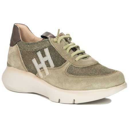 Hispanitas Sneakersy buty damskie ALGA MELBOURNE-V21 Oliwkowe