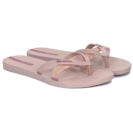 Ipanema Klapki japonki damskie Keri Fem Beige/Pearly Pink