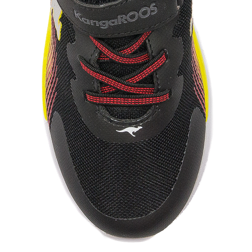 Kangaroos Sneakersy półbuty dziecięce chłopięce Jet Black/Fiery Red