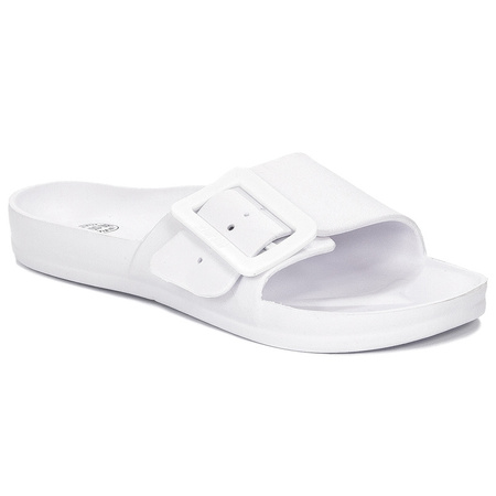 Klapki Big Star FF274A391 White Białe