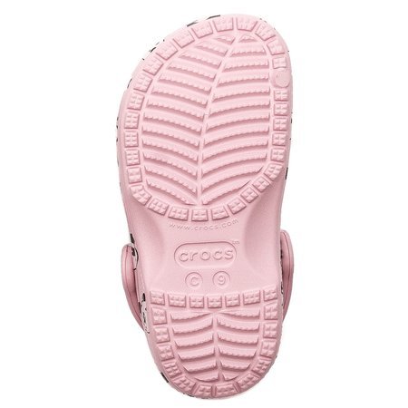 Klapki Crocs 206999-6GD Classic Panda Printr Clog K Ballerina Pink