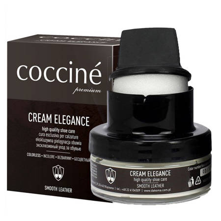 Krem do obuwia Coccine Cream Elegance Black 50 ml