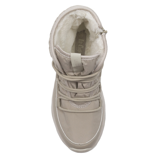 Lee Cooper Botki damskie Ocieplane Beige