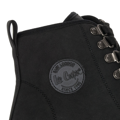 Lee Cooper Buty zimowe trekkingowe damskie Black czarne